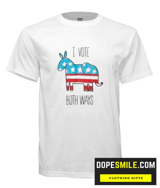 I vote Both Ways cool T Shirt