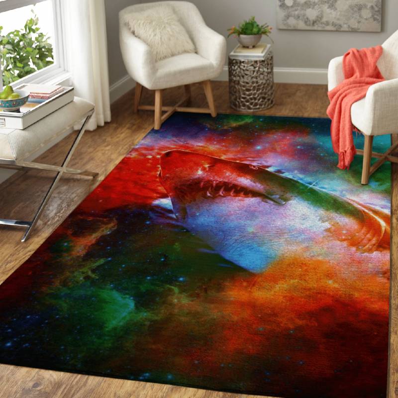 Shark – Space Animals Area Rug Carpet