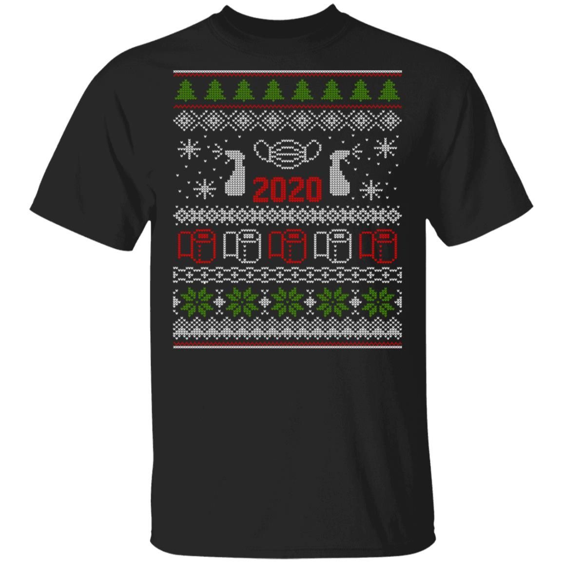 Ugly Christmas Sweater 2020 Toilet Paper Pandemic Funny Xmas Gifts Shirt