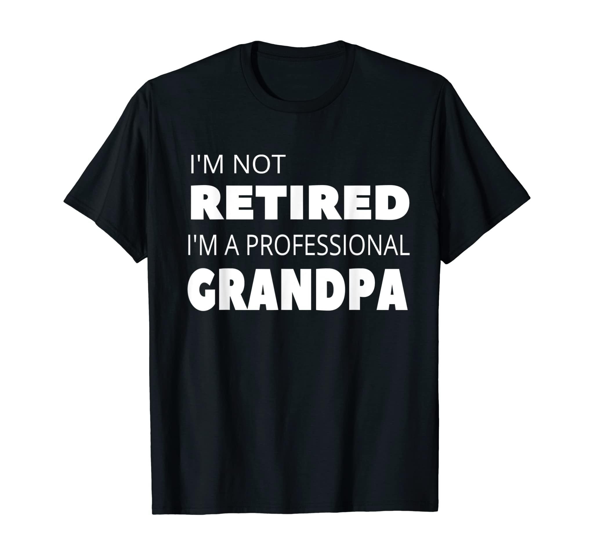 Mens Funny Retirement Gifts For Grandpa Grandfather Men Coworker T-Shirt