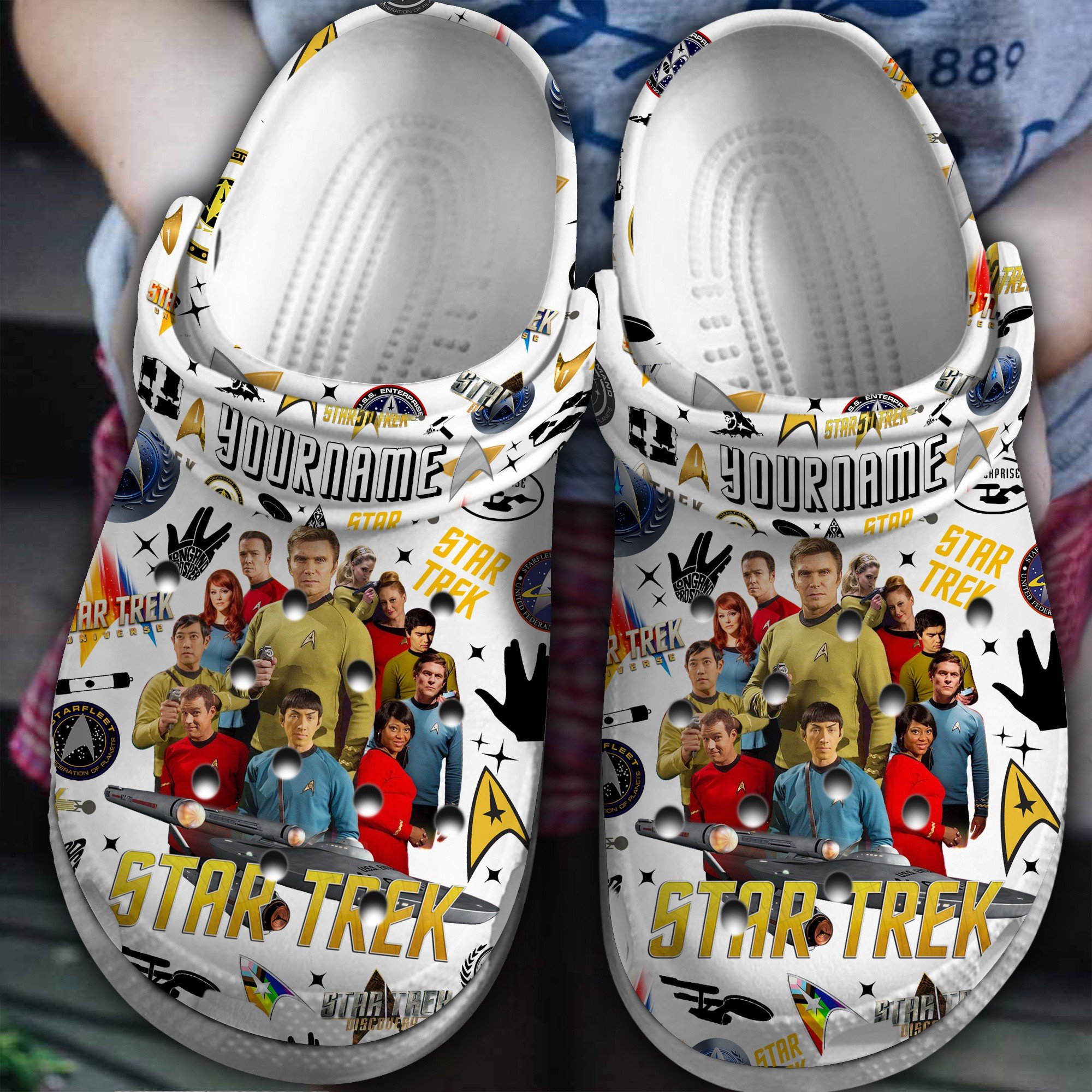 Star Trek Movie Crocs Crocband Clogs Shoes Comfortable For Men Women and Kids 2