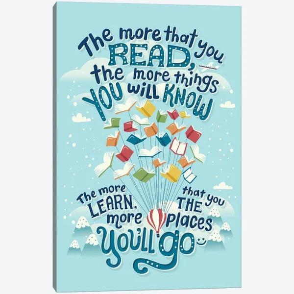 Dr Seuss Quote Canvas Print Wall Art By Risa Rodil ( Hobbies ...