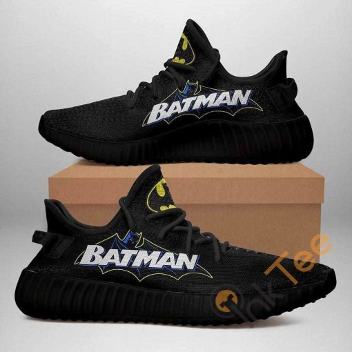 Batman Black Edition Custom Shoes Personalized Name Yeezy Sneakers