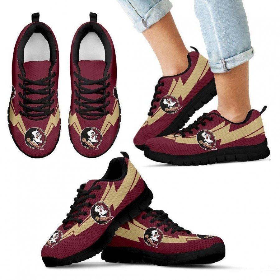 Three Amazing Good Line Charming Logo Florida State Seminoles Sneakers #368