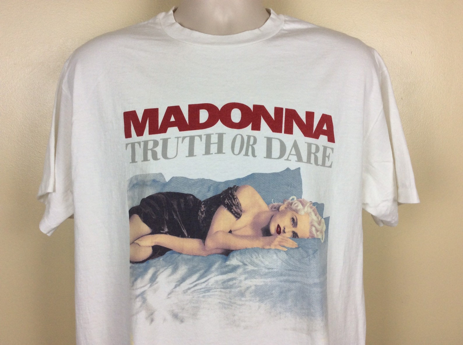 Vtg 1991 Madonna Truth Or Dare T Shirt 90S Pop Music Movie