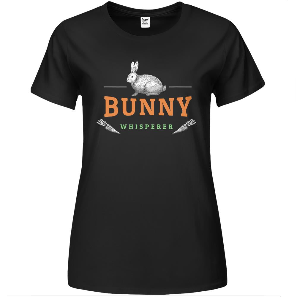 Bunny Whisperer Retro Rabbit Farmer Gift Premium Womens T Shirts