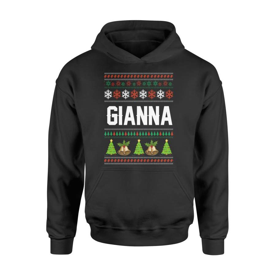 Gianna Christmas Family Ugly Christmas Sweater 2023 Shirt Sweatshirt – Standard Hoodie