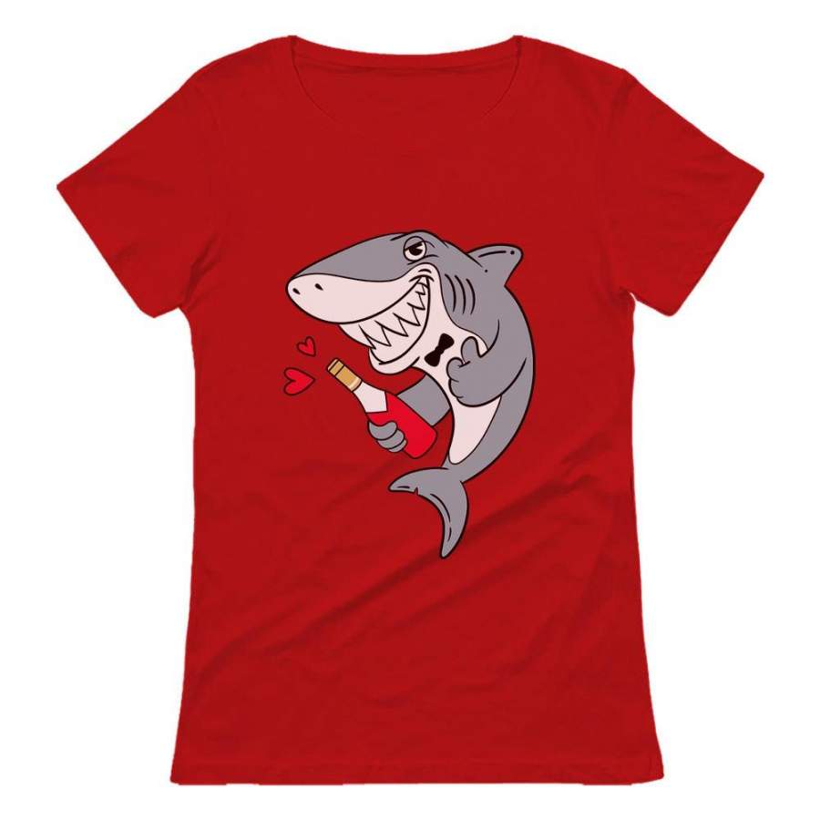 Valentine’s Day Romantic Shark Doo Doo Women T-Shirt