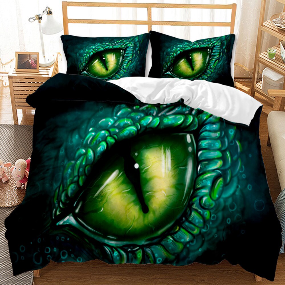 3D Dinosaur Bedding Set Dinosaur World Pterodactyl Duvet Cover Set Children Cover Double Twin Adult Cover