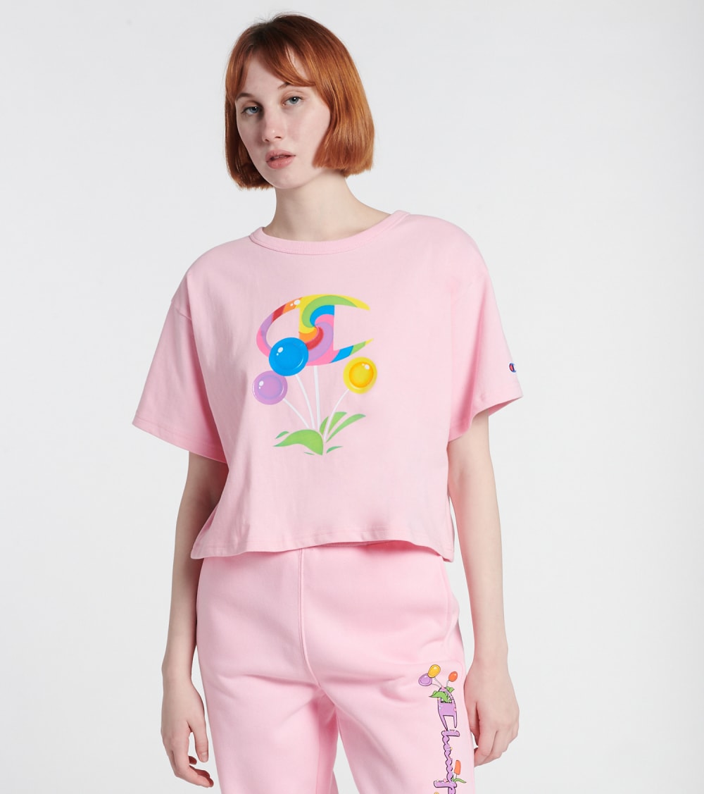 Candy Land Cropped Tee