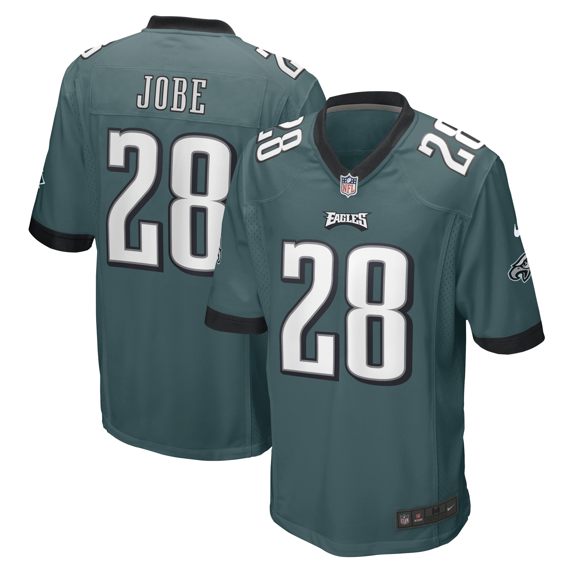 Josh Jobe Philadelphia Eagles Game Player Jersey – Midnight Green