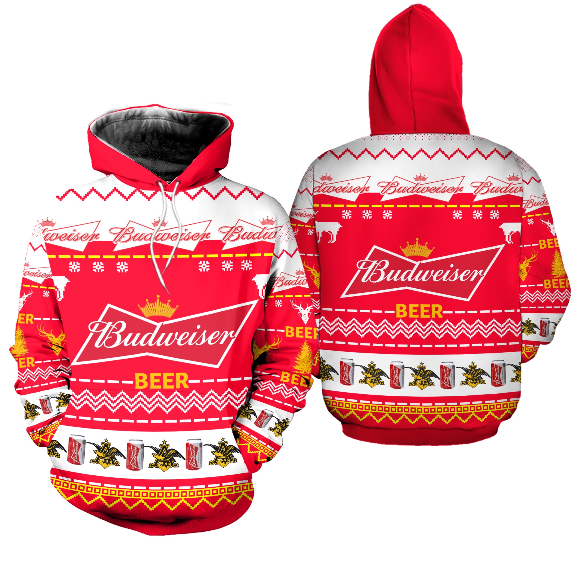 Ugly Christmas Sweatshirt Hoodie All Over Printed Pf203