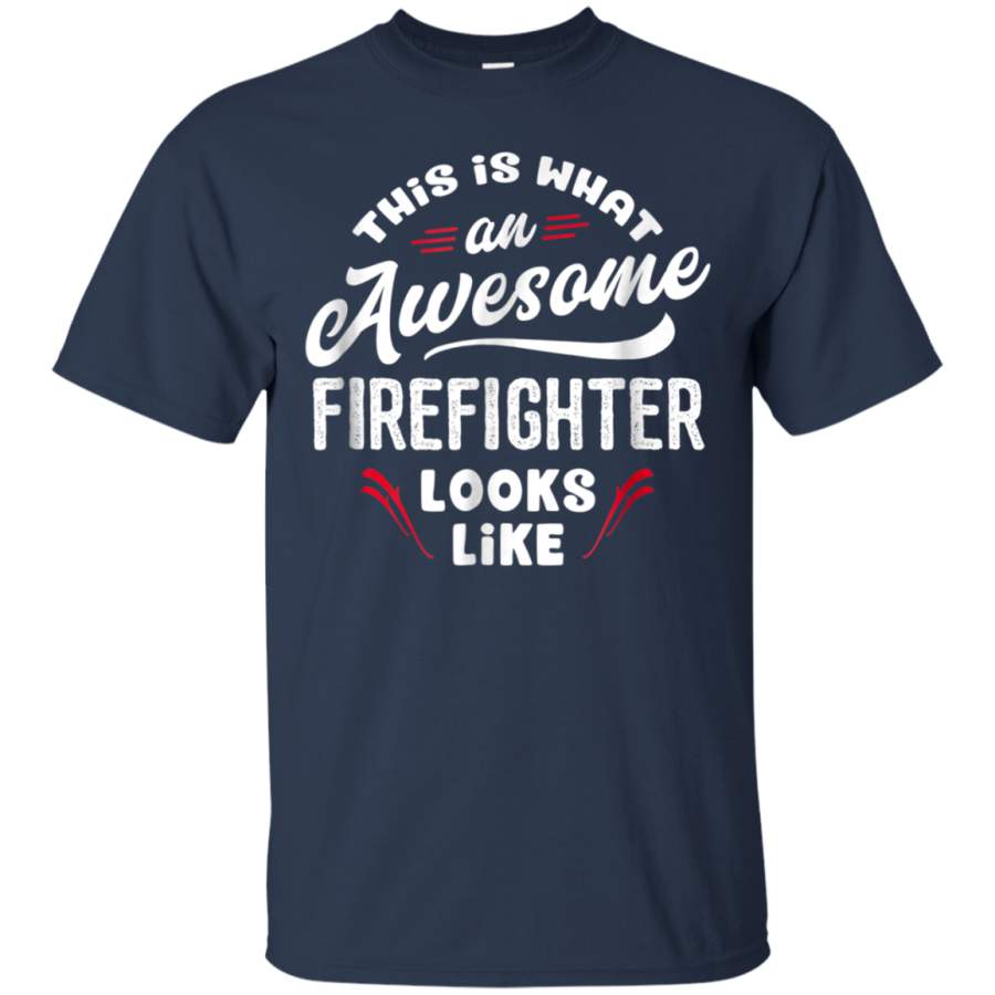 AGR Awesome Firefighter Funny Hero Fireman Gift T-Shirt