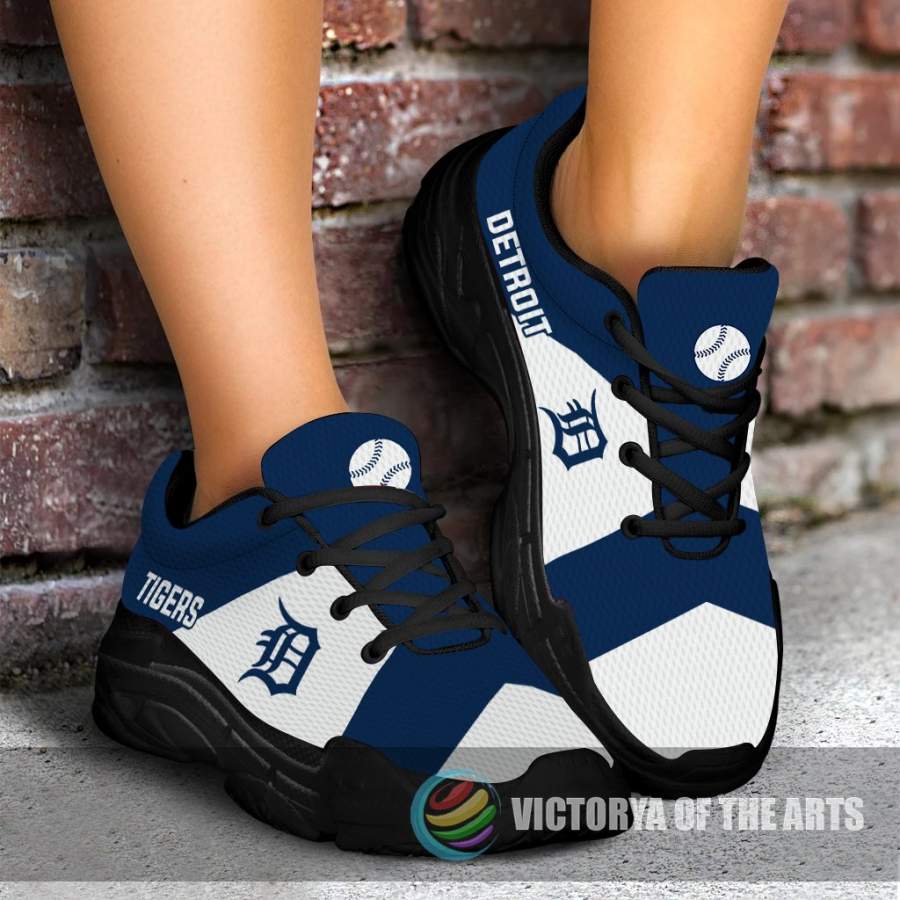 Colorful Logo Detroit Tigers Chunky Sneakers