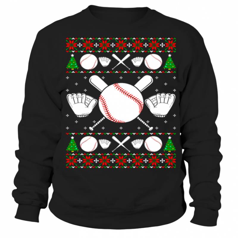 Baseball Ugly Christmas Sweater  T shirts C-3P313