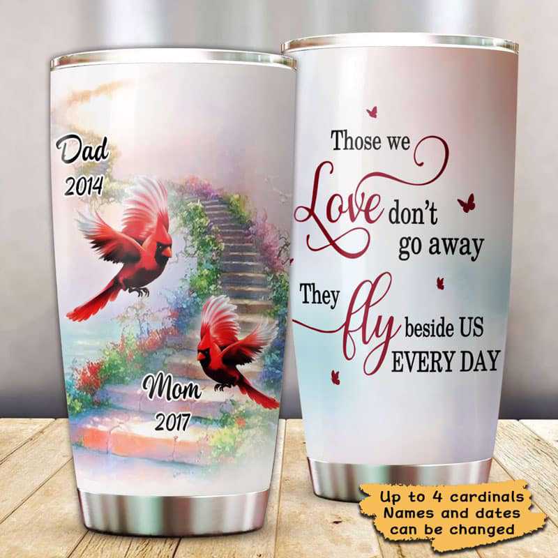 Cardinals Memorial Personalized Tumbler