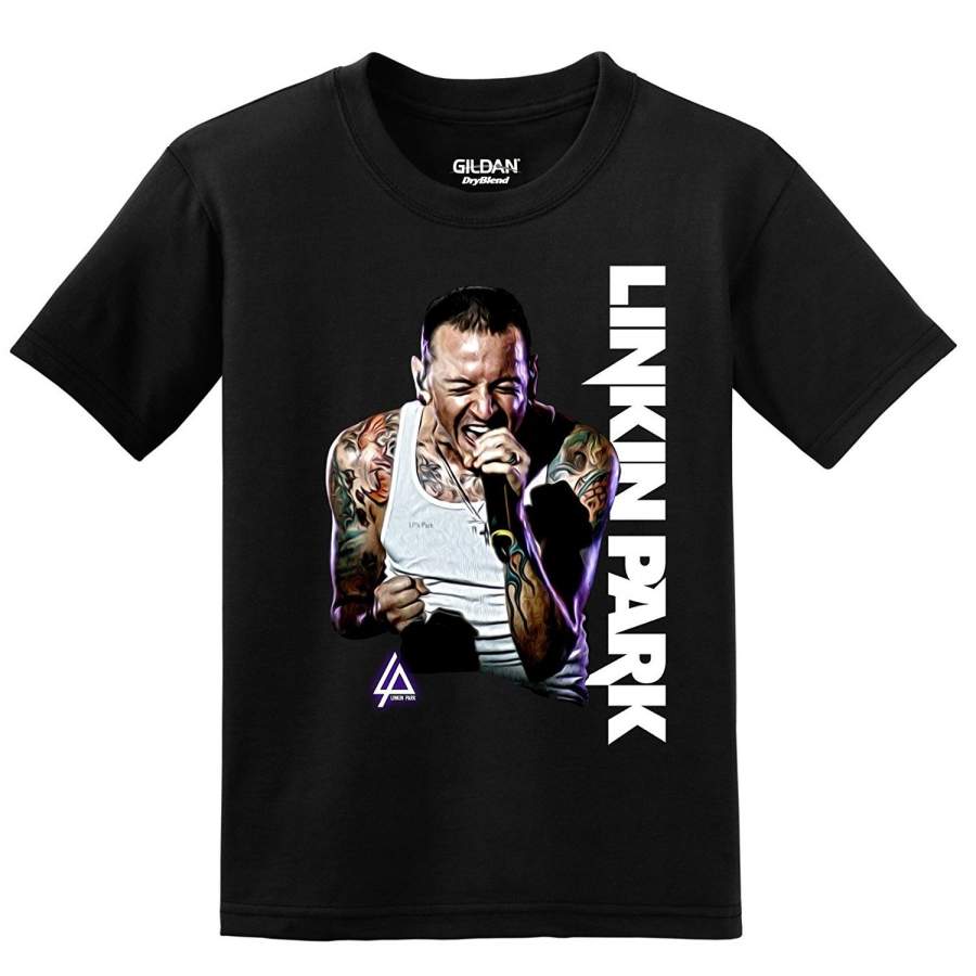 Linkin Park Chester Bennington Rip Cotton T-Shirt Men’S Punk T-Shirt