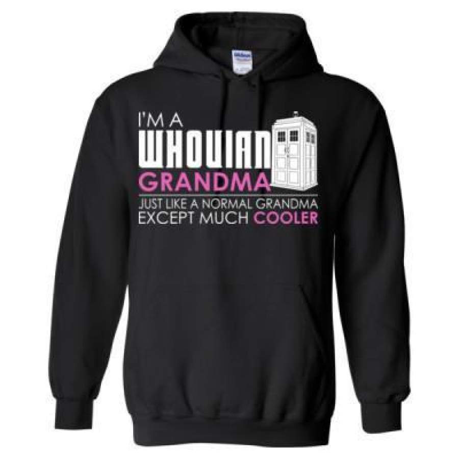 AGR I’M A Whovian Grandma Just Like Normal Grandma Except Much Cooler – Heavy Blend™ Hooded Sweatshirt