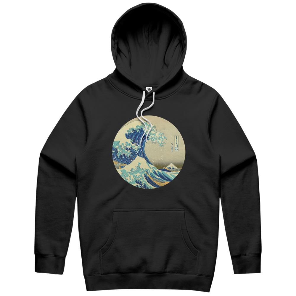 Great Wave Off Kanagawa Circle Hoodie