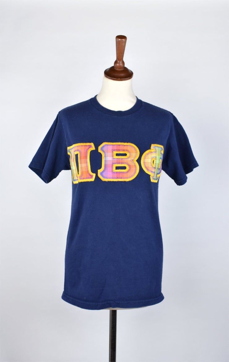 Pi T Phi B Ta Lettres Carreaux Shirt