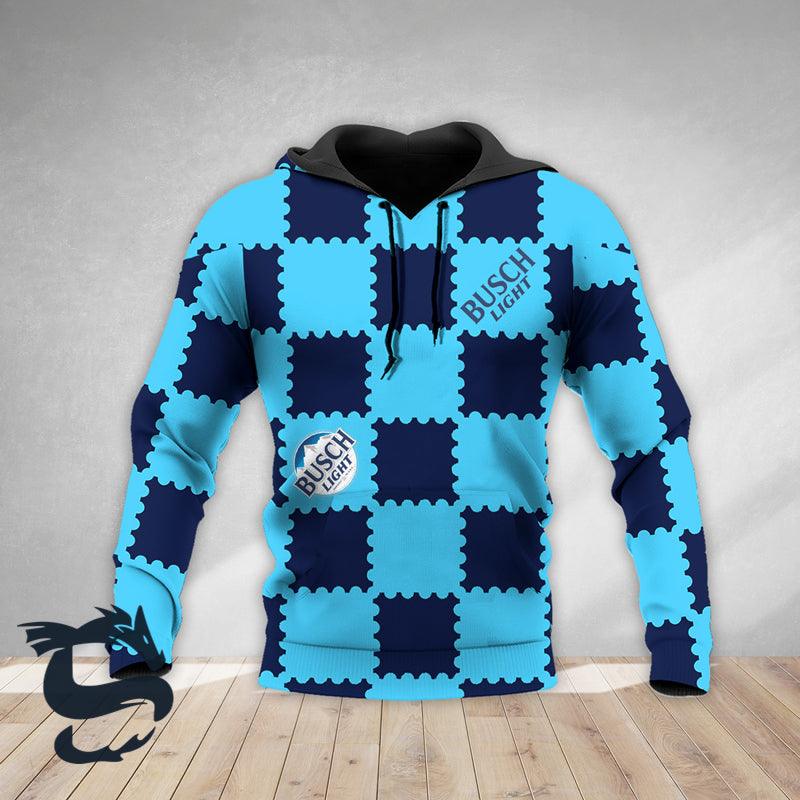 Gorgeous Gingham Busch Light Hoodie & Zip Hoodie