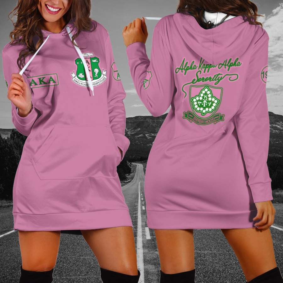 Alpha Kappa Alpha Hoodie Dress 111020192