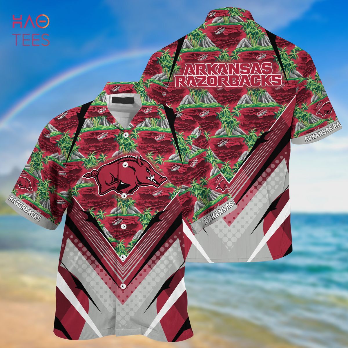 NCCA Arkansas Razorbacks Mascot Hawaiian Shirt