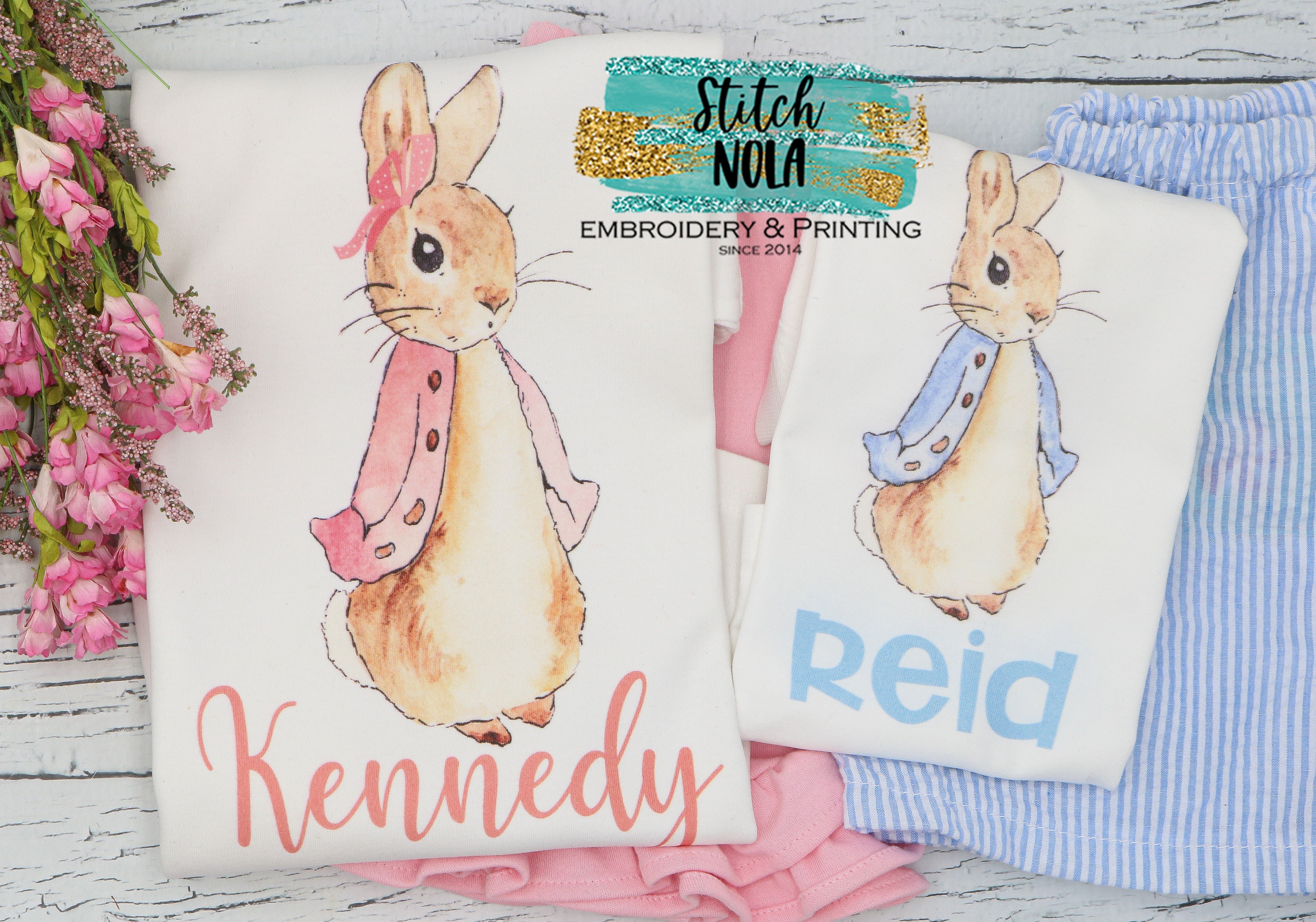 Personalized Peter Rabbit Printed Shirt