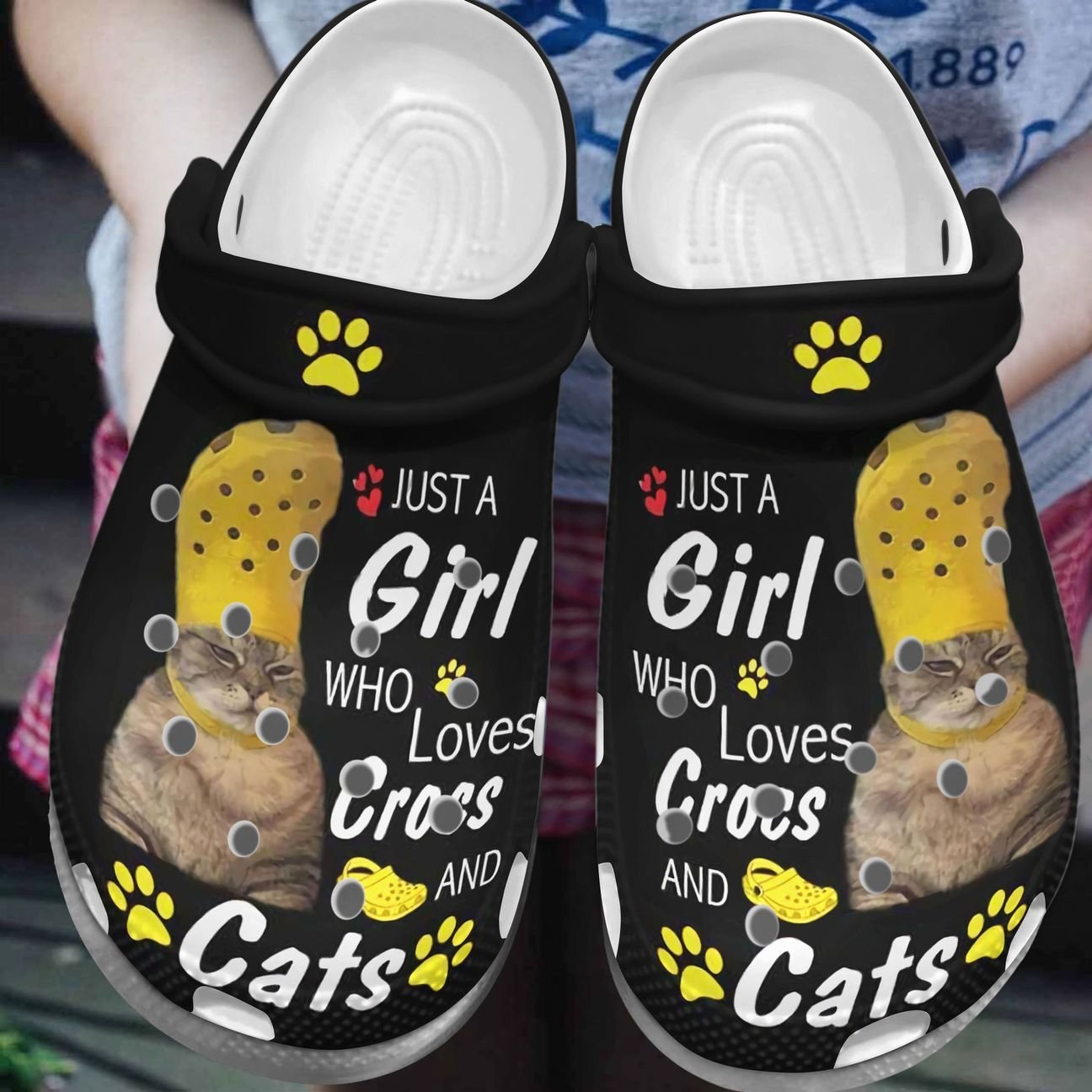 Cat Personalized Clog, Custom Name, Text, Color, Number Fashion Style For Women, Men, Kid, Print 3D Love S And Cats