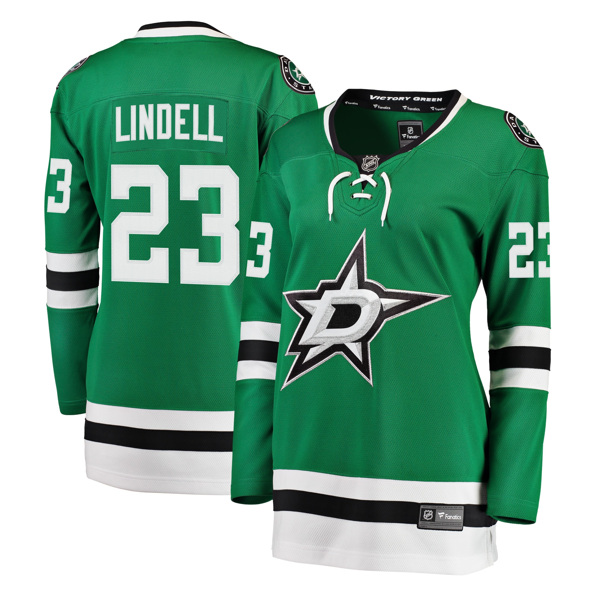 Women's Dallas Stars Esa Lindell Kelly Green Breakaway Player Jersey