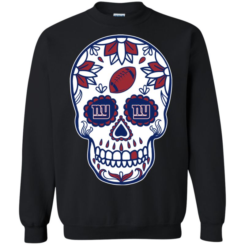 New York Giants Football Sugar Skull Day Of The Dead Shirts