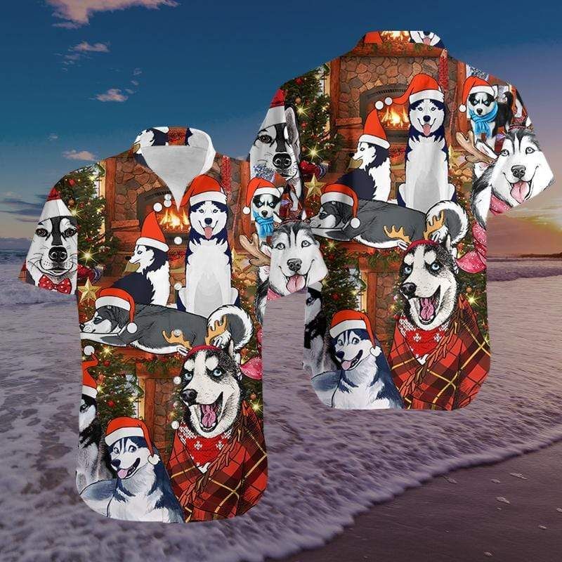 Shop From 1000 Unique Hawaii Aloha Shirts Christmas With Husky Ha56131