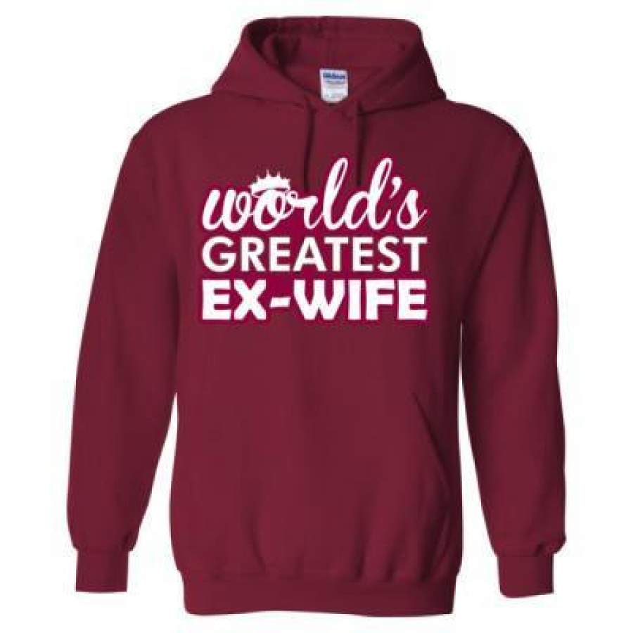 AGR Worlds Greatest Ex Wife – Heavy Blend™ Hooded Sweatshirt