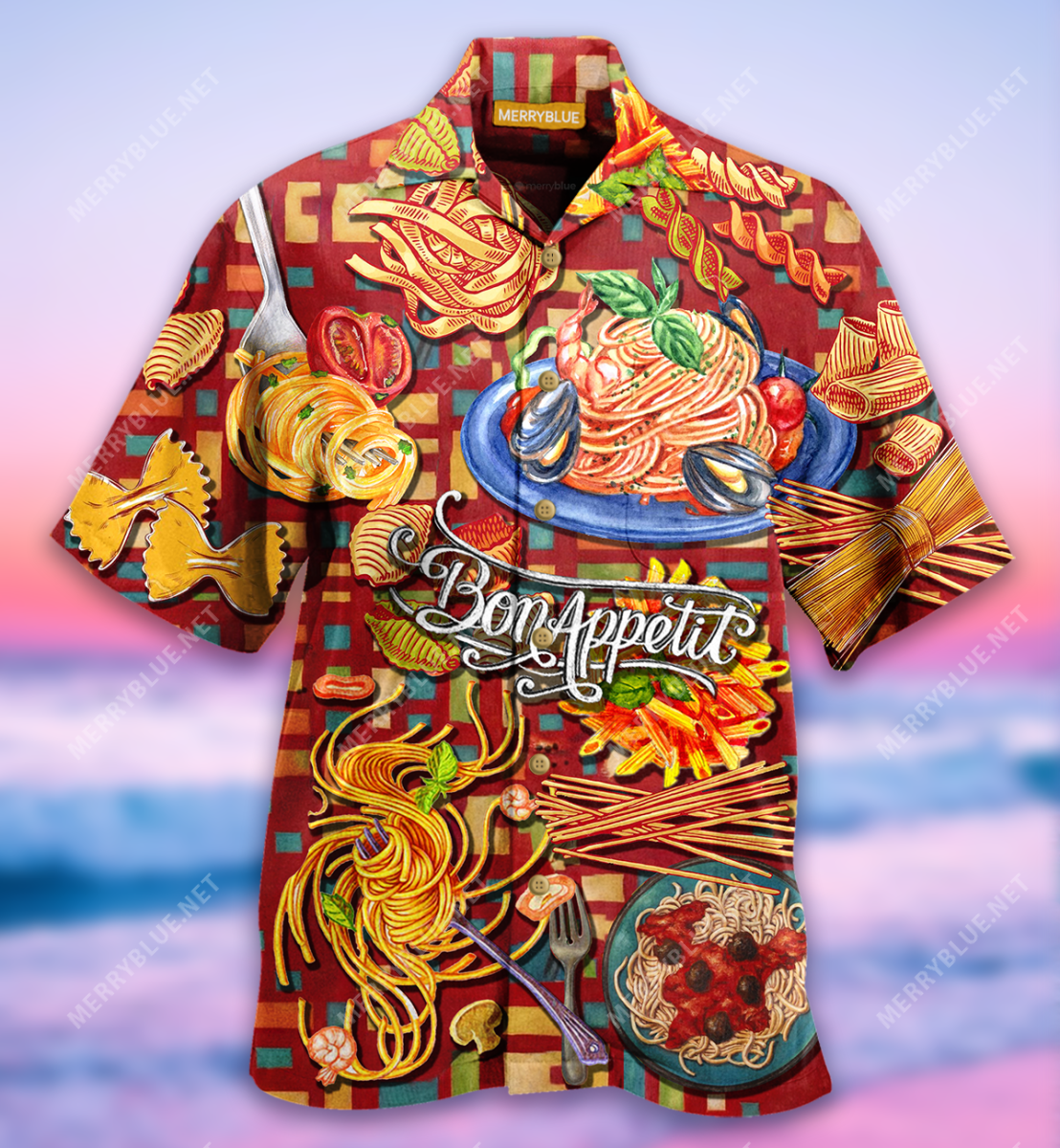 Tasting Daily Favorite Pasta Unisex Hawaii Shirt Ha26900