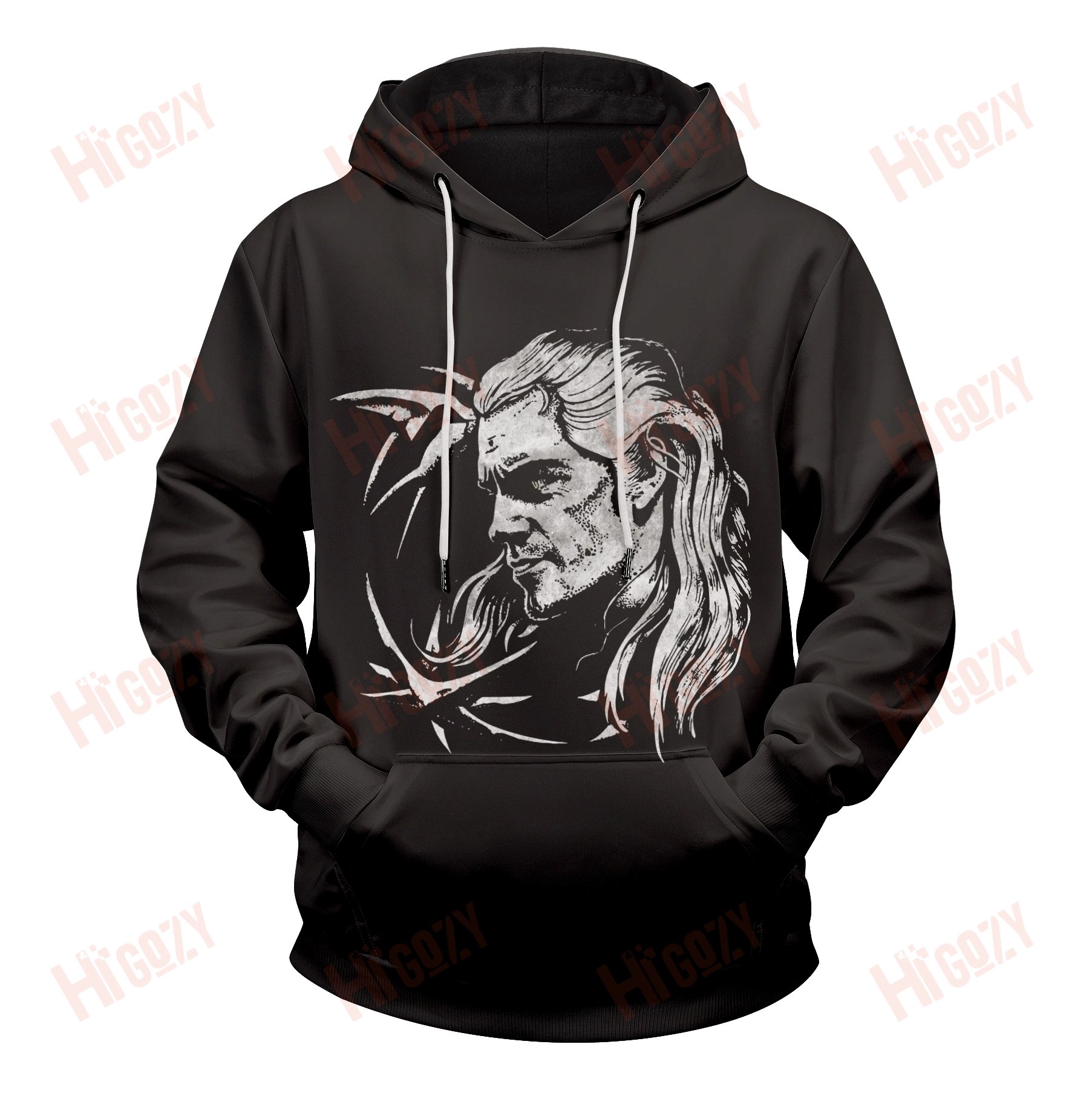 The White Wolf Unisex Pullover Hoodie