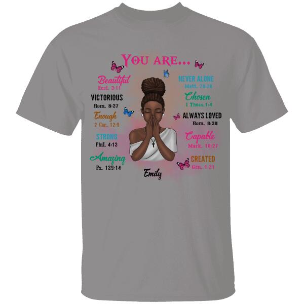 You Are Beautiful Never Alone Victorious Personalized T-Shirt Amazing Gift For Girl Friends Poster Mug