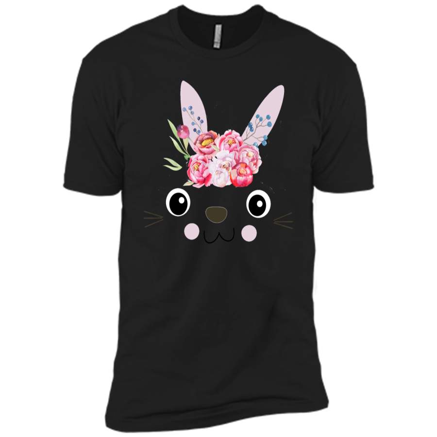 Cute Bunny Easter Day Gift T Shirt Next Level Premium Short Sleeve Tee