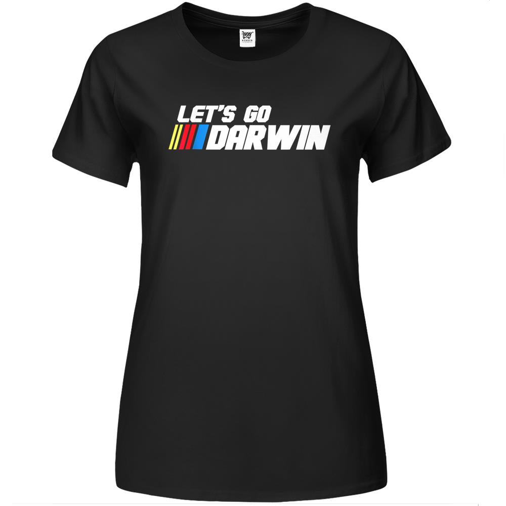 Lets Go Darwin Funny Sarcastic Women Men Let’S Go Darwin (1) Premium Womens T Shirts