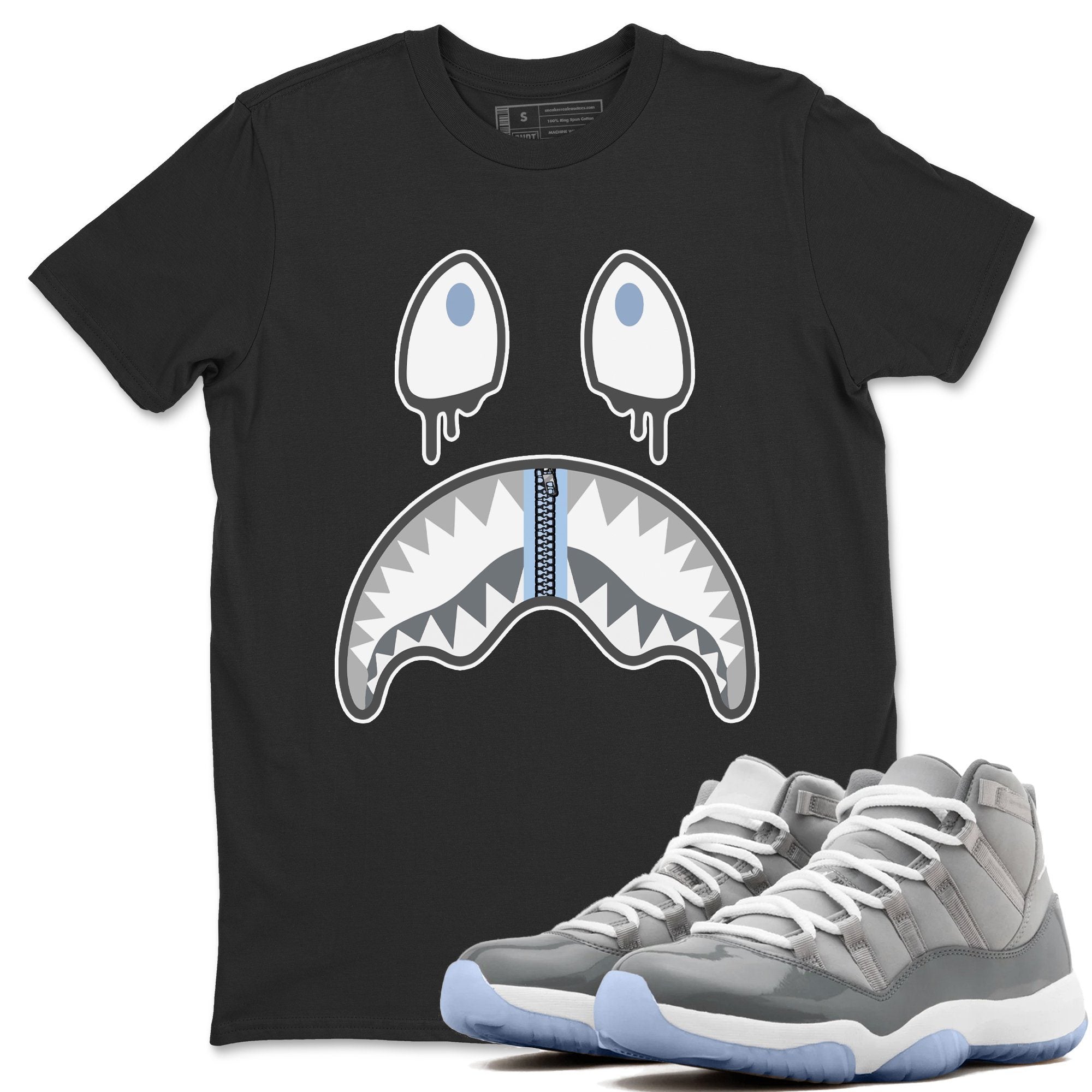 Shark Face T-Shirt – Air Jordan 11 Cool Grey