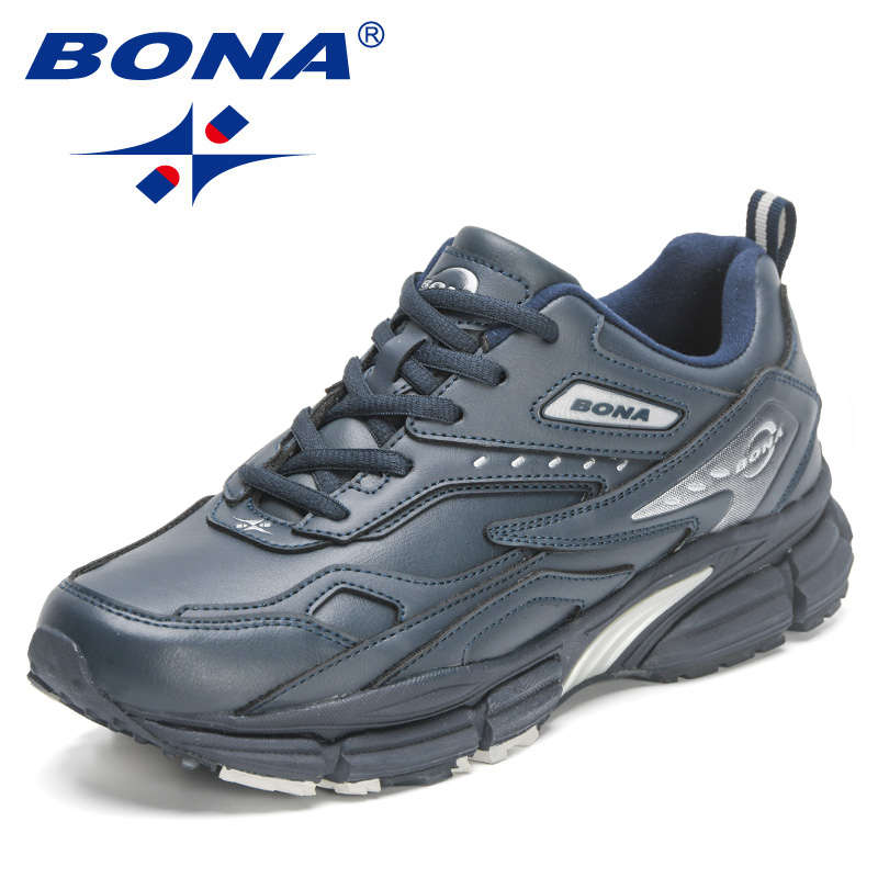 BONA 2022 New Designers Classics Running Shoes Men Brand Breathable Trainers Jogging Shoes Sports Mansculino Zapatillas Hombre alx