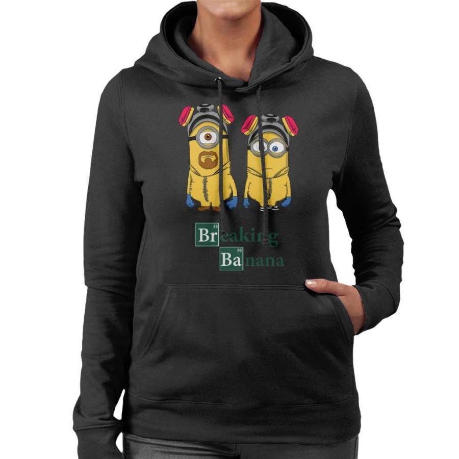 Breaking Bad Banana Minions Women’s Hooded Sweatshirt