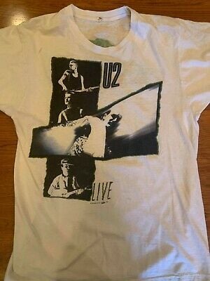 U2 Joshua Tree Fall Tour 1987 Vtg Band Tour Concert T Shirt Single Stitch – 1519