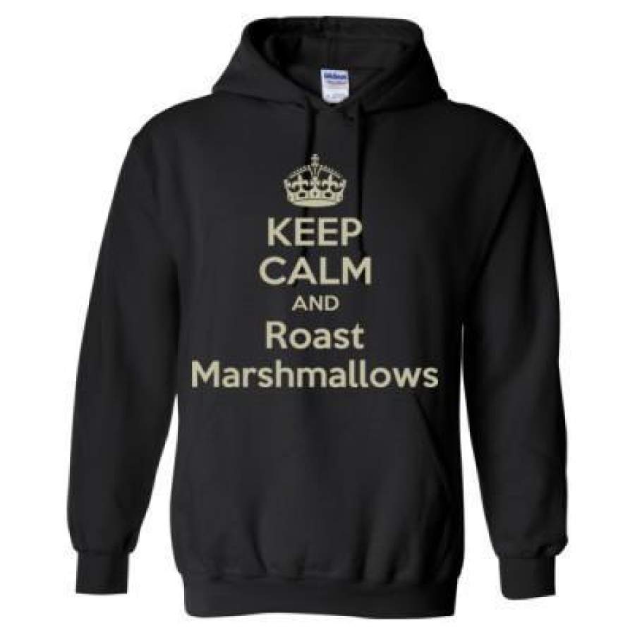 AGR Keep Calm And Roast Marshmallows – Heavy Blend™ Hooded Sweatshirt