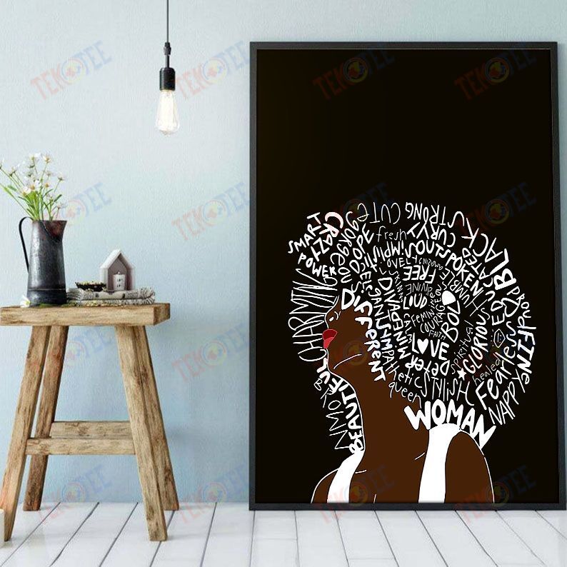 Afrocentric Custom Canvas Prints Trendy African American Black Art Poster Art Prints Black Girl African Men Appealing Wall Art Home Decoration