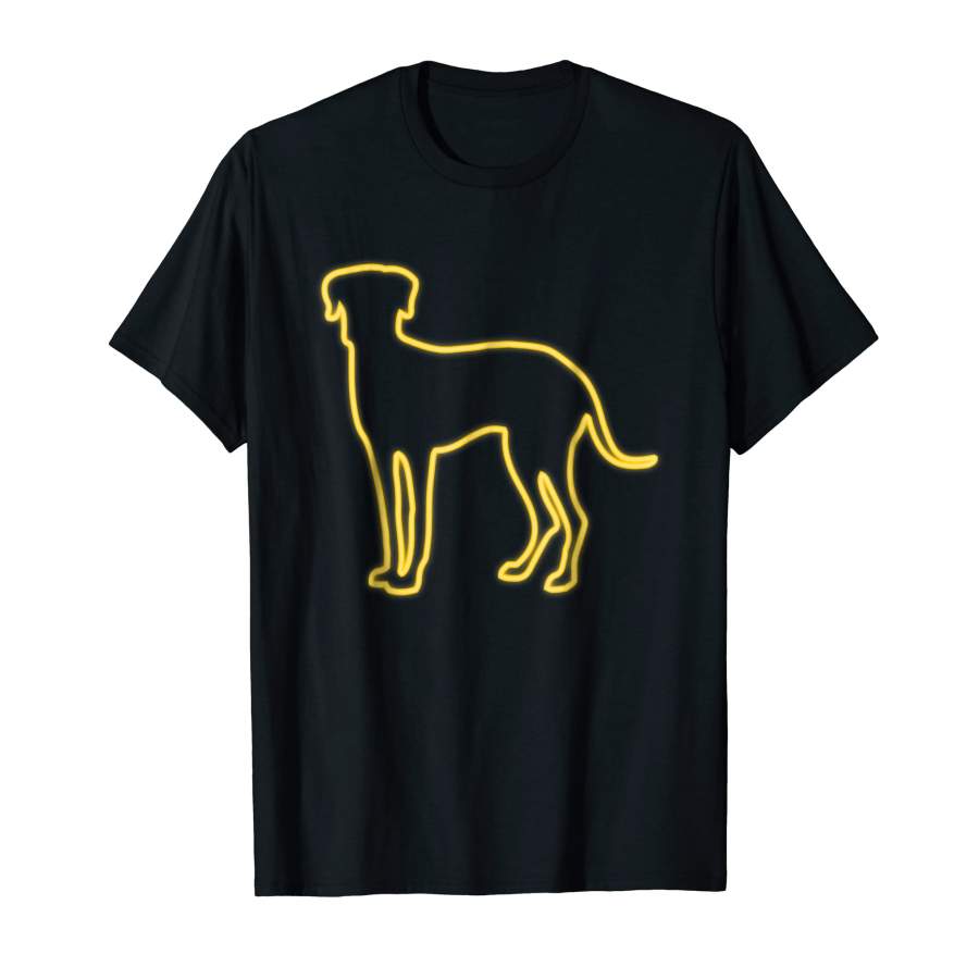 Adorable 80s Retro Neon Sign Catahoula Leopard Dog . 80’s Gift For Men and Women T-Shirt, Quotes T Shirt, Funny t shirt