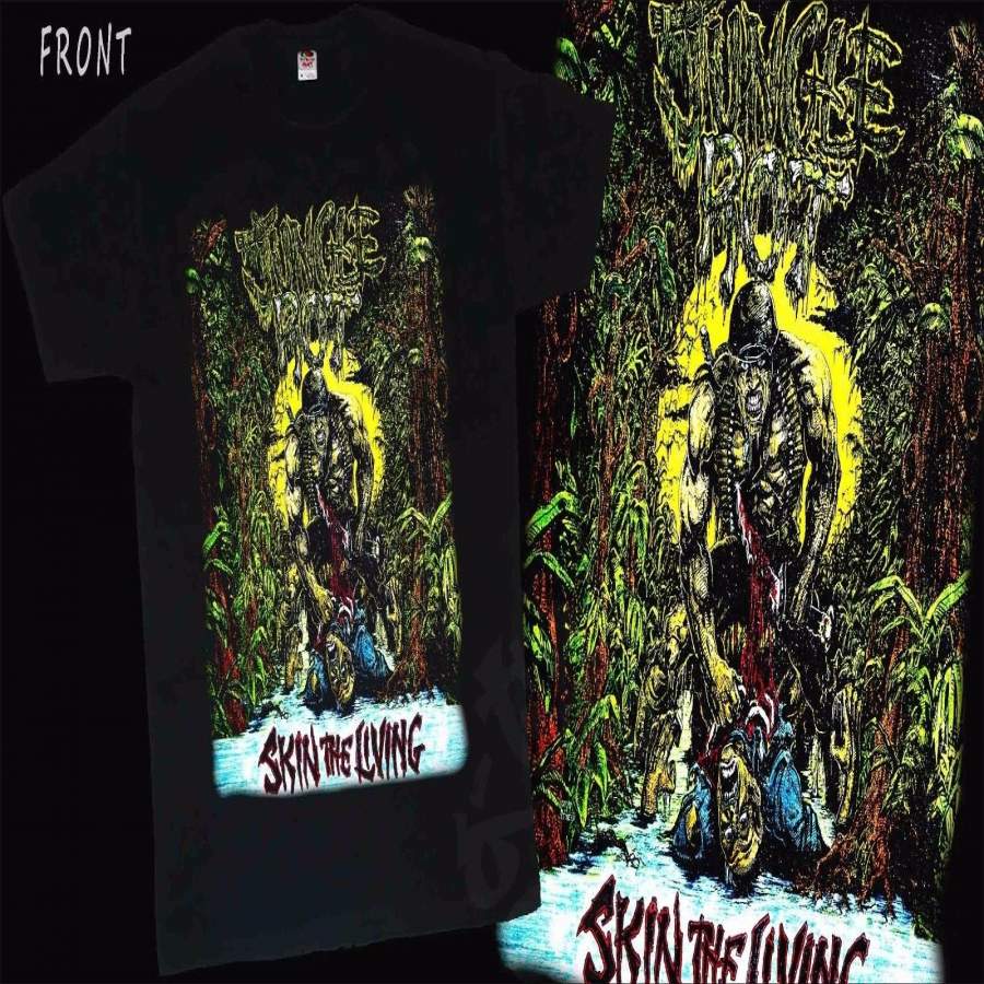 Jungle Rot-Skin The Living Death Metal Band T-Shirt