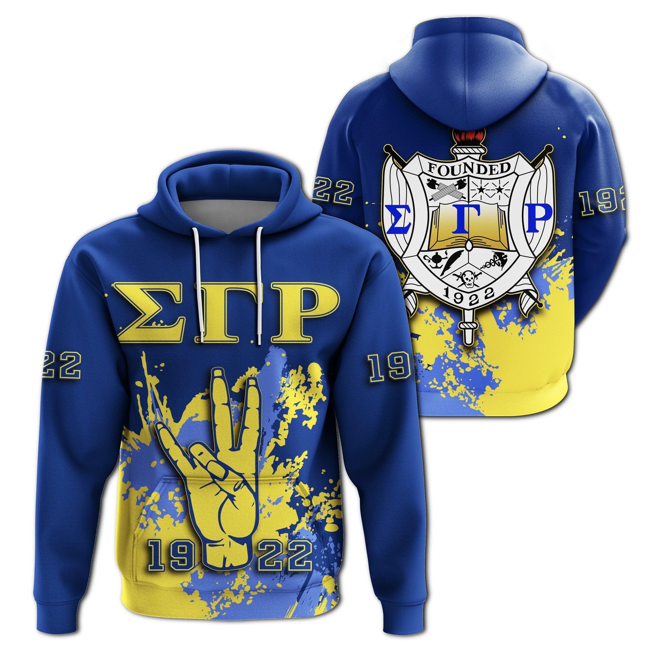 Sorority Hoodie – Sigma Gamma Rho Hoodie – Spaint Style