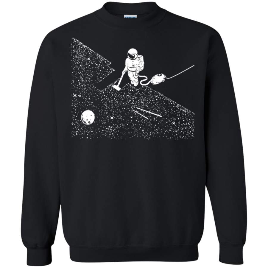 AGR Space Vacuuming T-Shirt Crewneck Pullover Sweatshirt