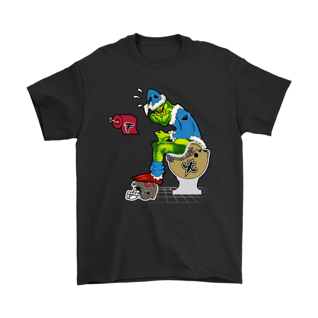 Find The Grinch Carolina Panthers Shit On Other Teams Christmas Shirts