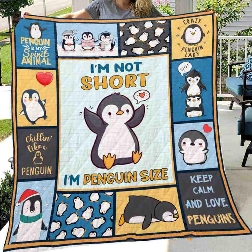 Mp0310 – Penguin – I’M Not Short – Quilt